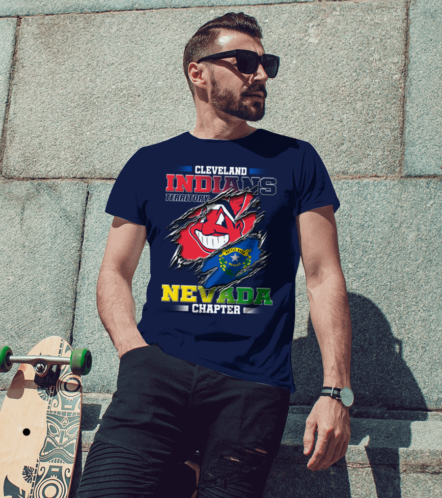 Cleveland Indians Territory Nevada Chapter Little Born T-Shirt