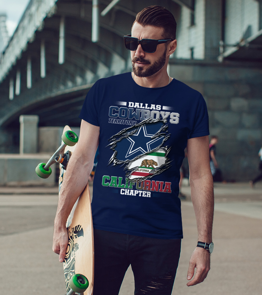 Dallas Cowboys Territory California Chapter T-Shirt