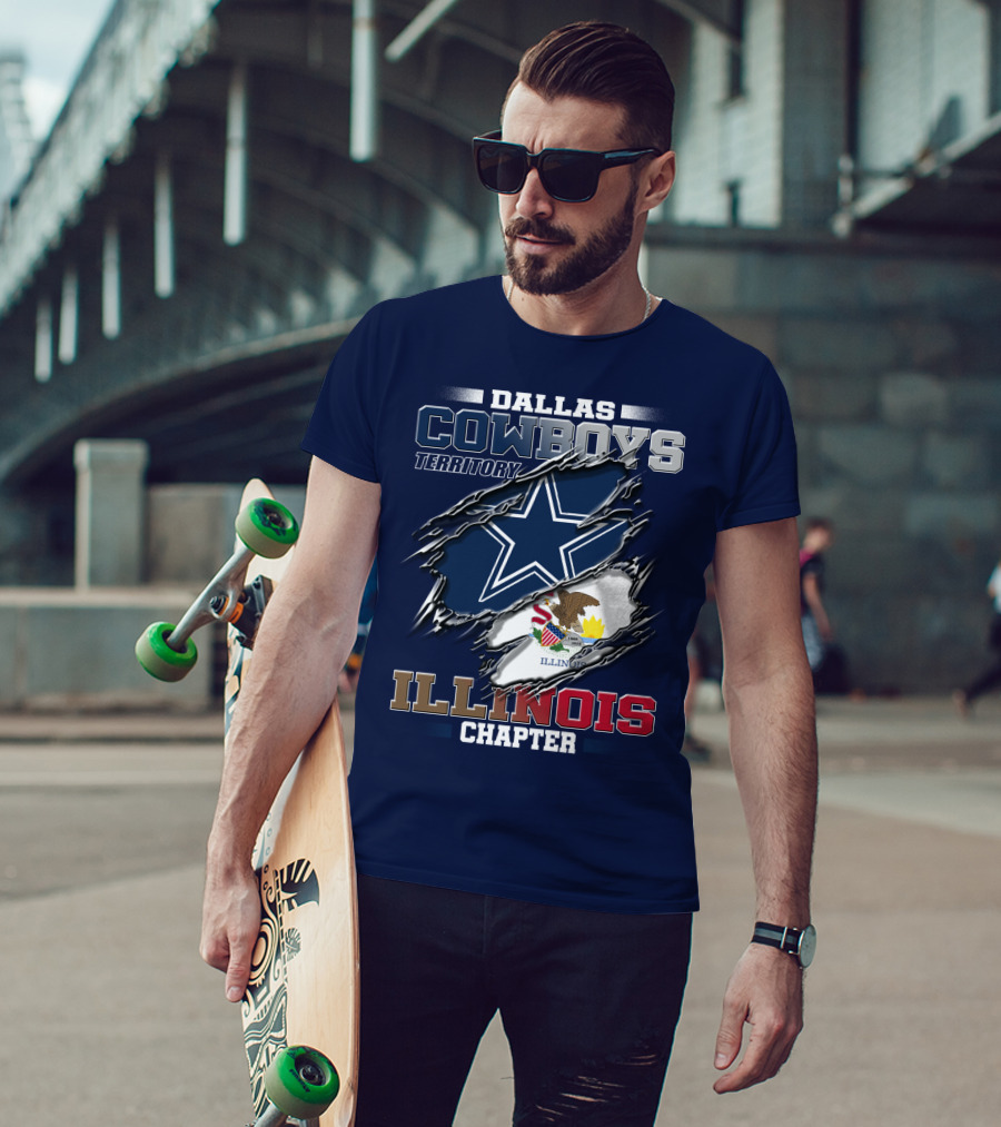 Dallas Cowboys Territory Illinois Chapter T-Shirt