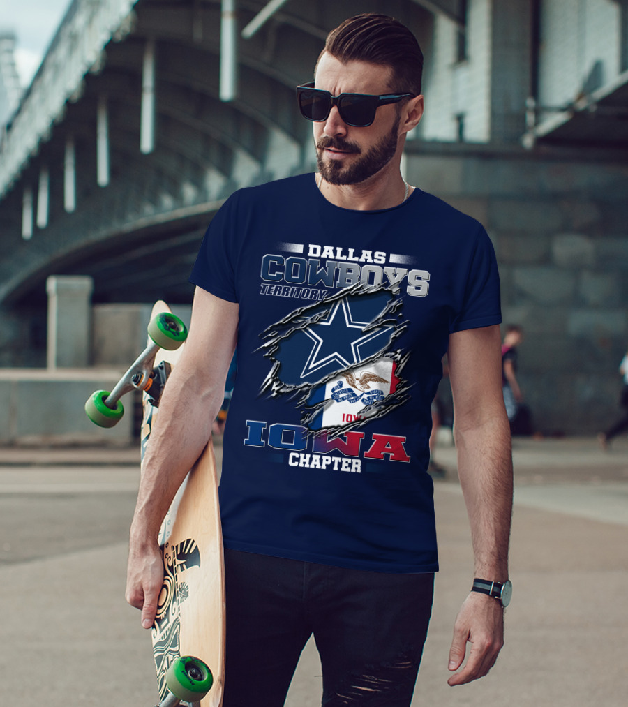 Dallas Cowboys Territory Iowa Chapter T-Shirt