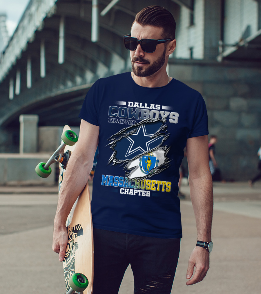 Dallas Cowboys Territory Massachusetts Chapter T-Shirt