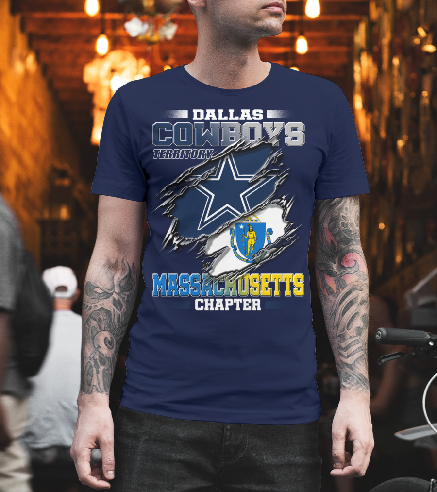 Dallas Cowboys Territory Massachusetts Chapter T-Shirt