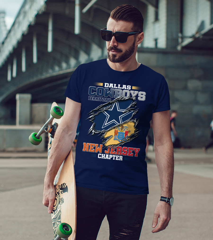 Dallas Cowboys Territory New Jersey Chapter T-Shirt