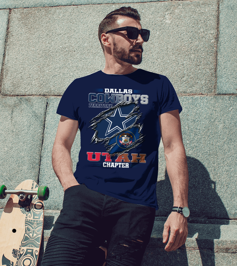 Dallas Cowboys Territory Utah Chapter T-Shirt
