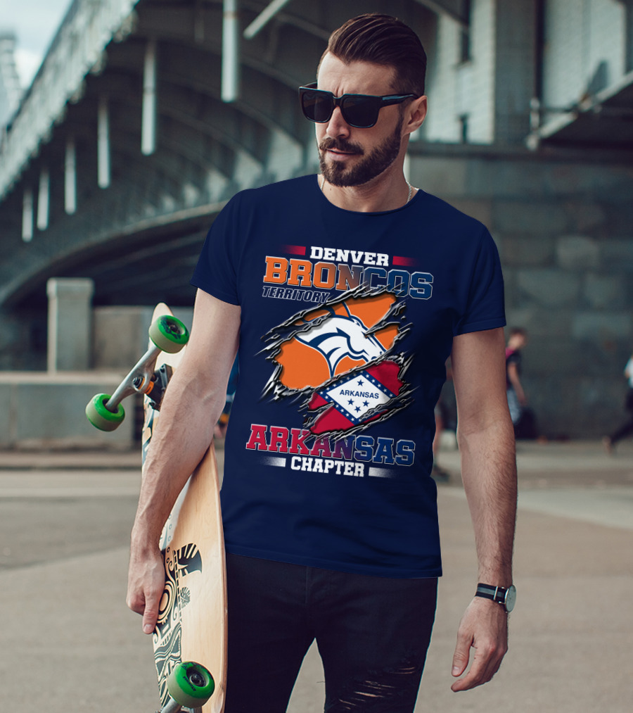 Denver Broncos Territory Arkansas Chapter T-Shirt