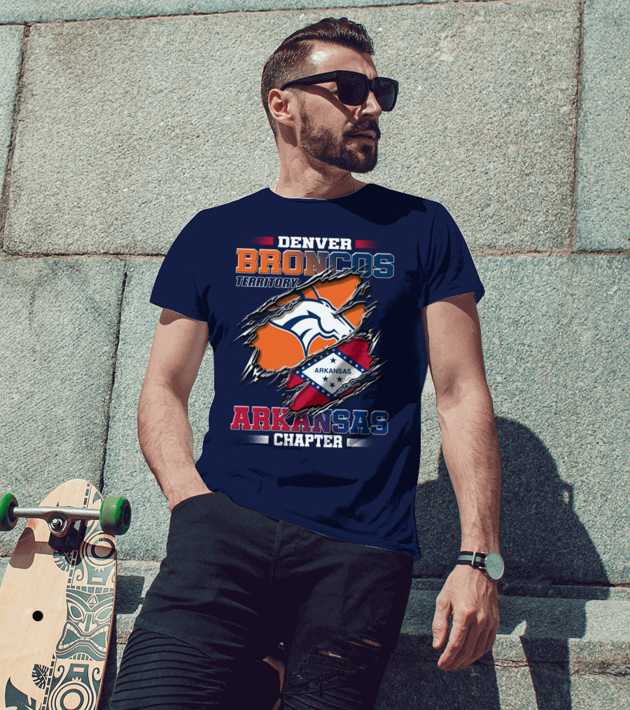 Denver Broncos Territory Arkansas Chapter T-Shirt