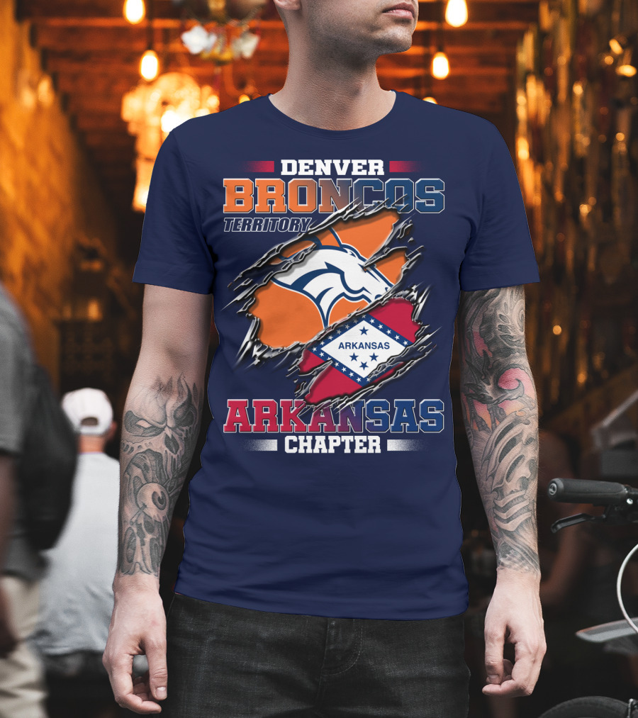 Denver Broncos Territory Arkansas Chapter T-Shirt