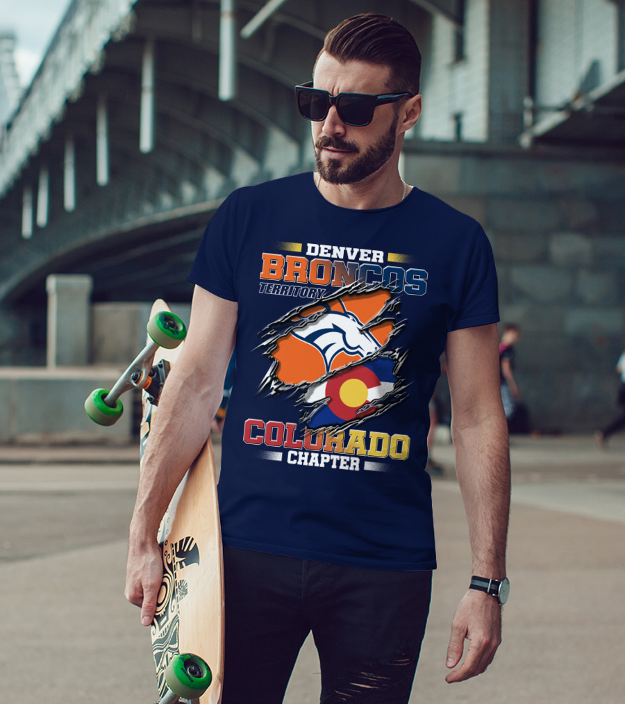 Denver Broncos Territory Colorado Chapter T-Shirt