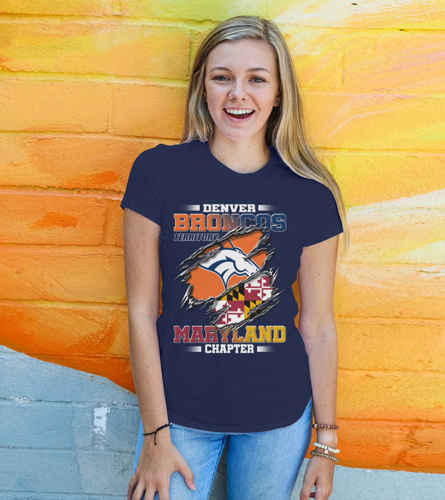 Denver Broncos Territory Maryland Chapter T-Shirt