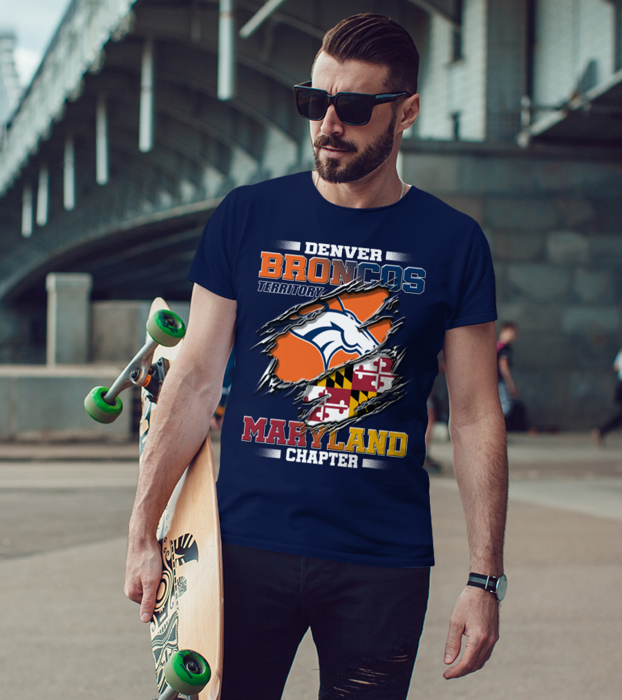 Denver Broncos Territory Maryland Chapter T-Shirt