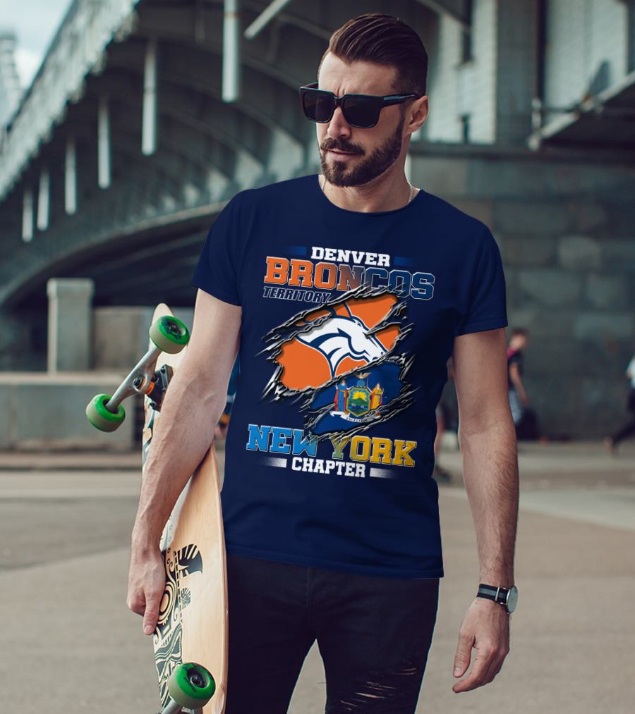 Denver Broncos Territory New York Chapter T-Shirt