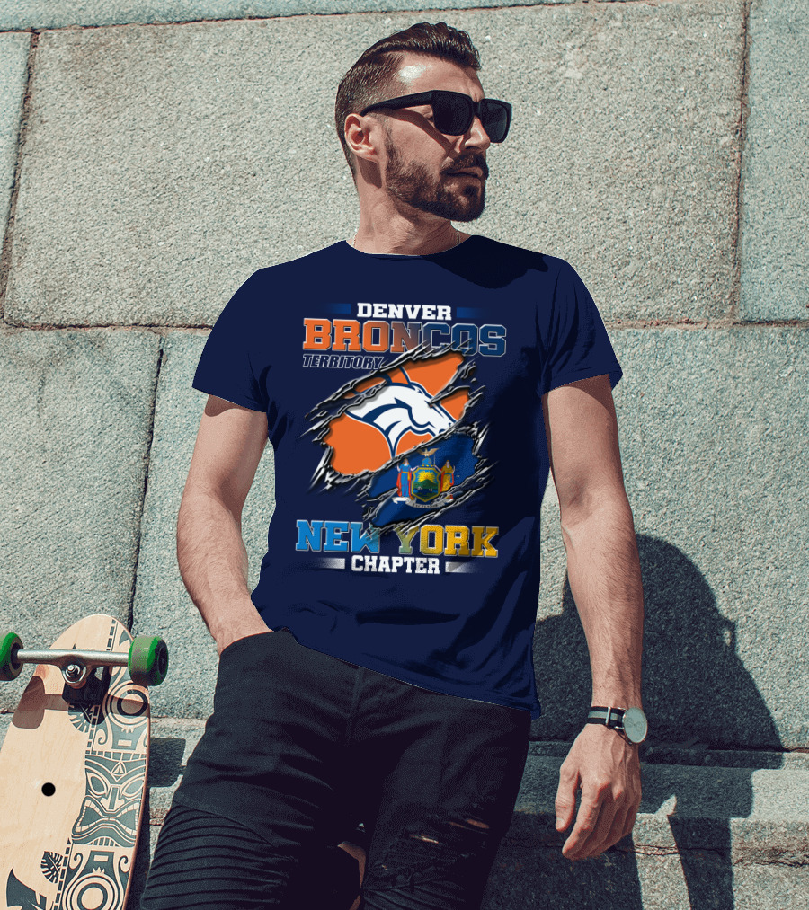 Denver Broncos Territory New York Chapter T-Shirt