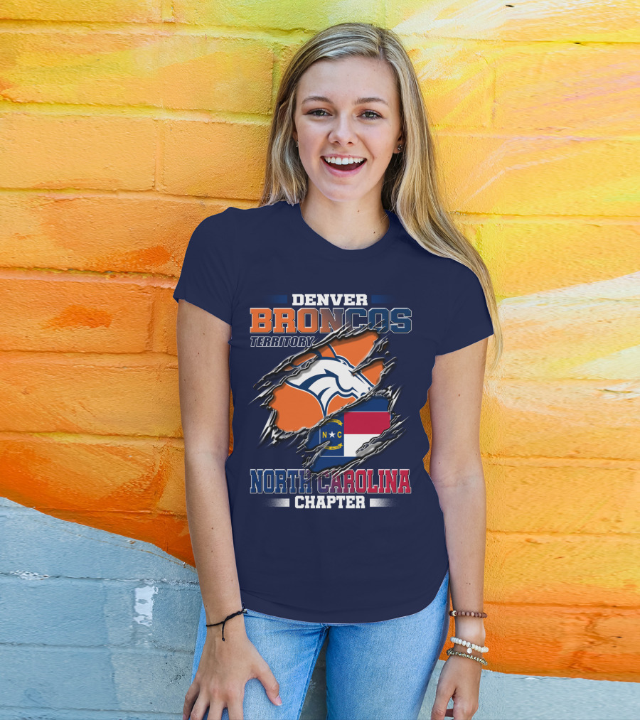 Denver Broncos Territory North Carolina Chapter T-Shirt