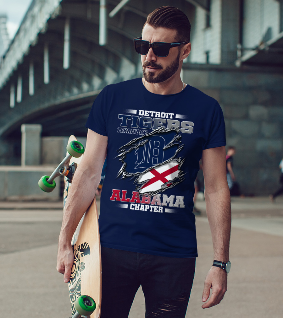 Detroit Tigers Territory Alabama Chapter T-Shirt