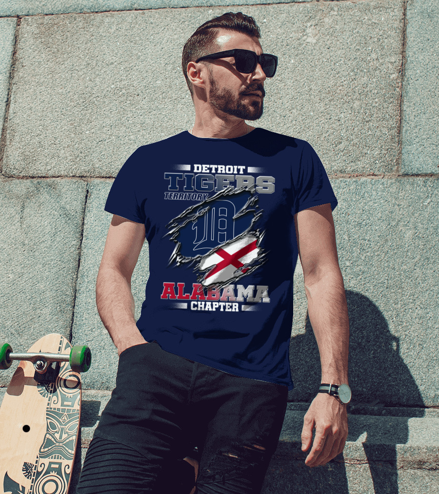 Detroit Tigers Territory Alabama Chapter T-Shirt