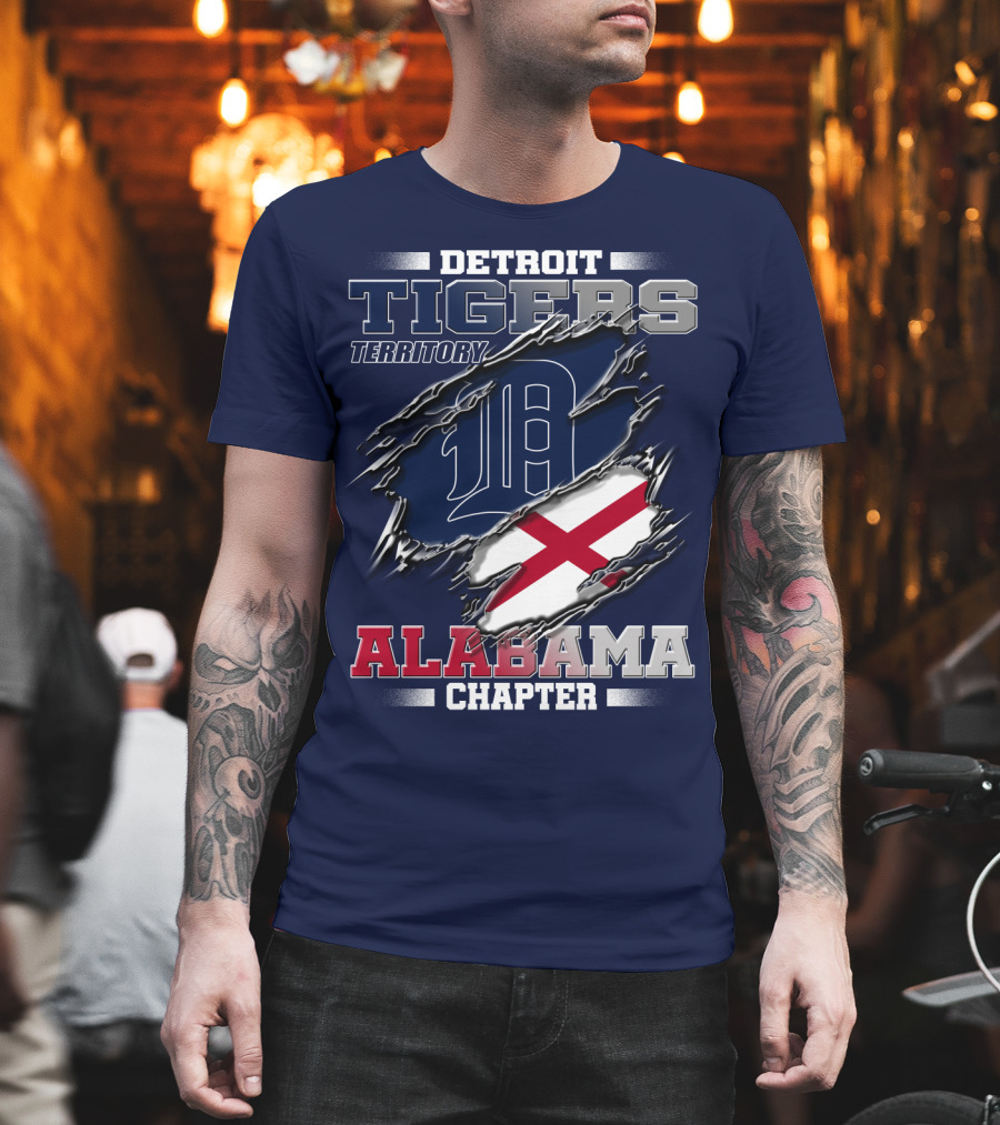 Detroit Tigers Territory Alabama Chapter T-Shirt