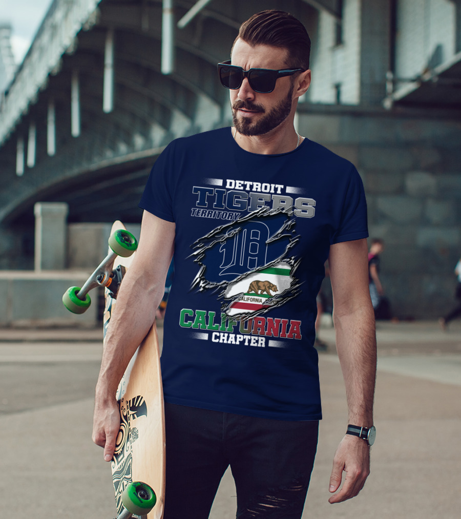 Detroit Tigers Territory California Chapter T-Shirt