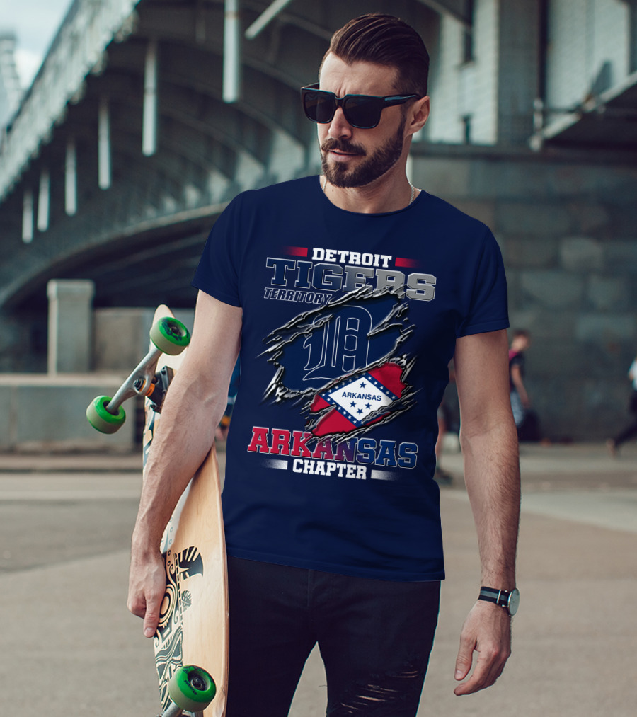 Detroit Tigers Territory Arkansas Chapter T-Shirt