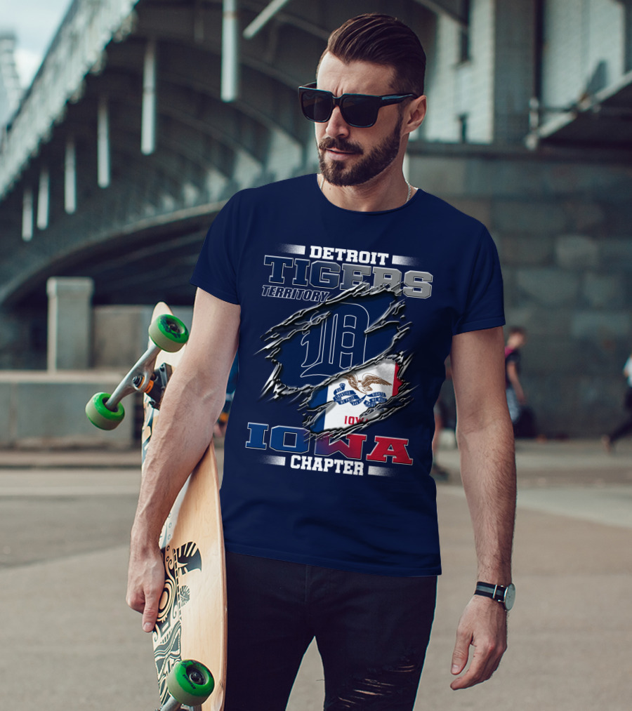 Detroit Tigers Territory Iowa Chapter T-Shirt
