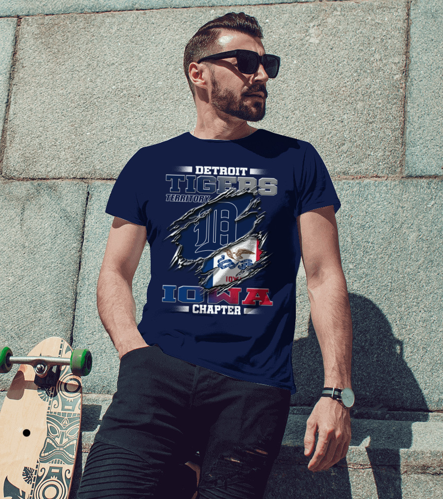 Detroit Tigers Territory Iowa Chapter T-Shirt