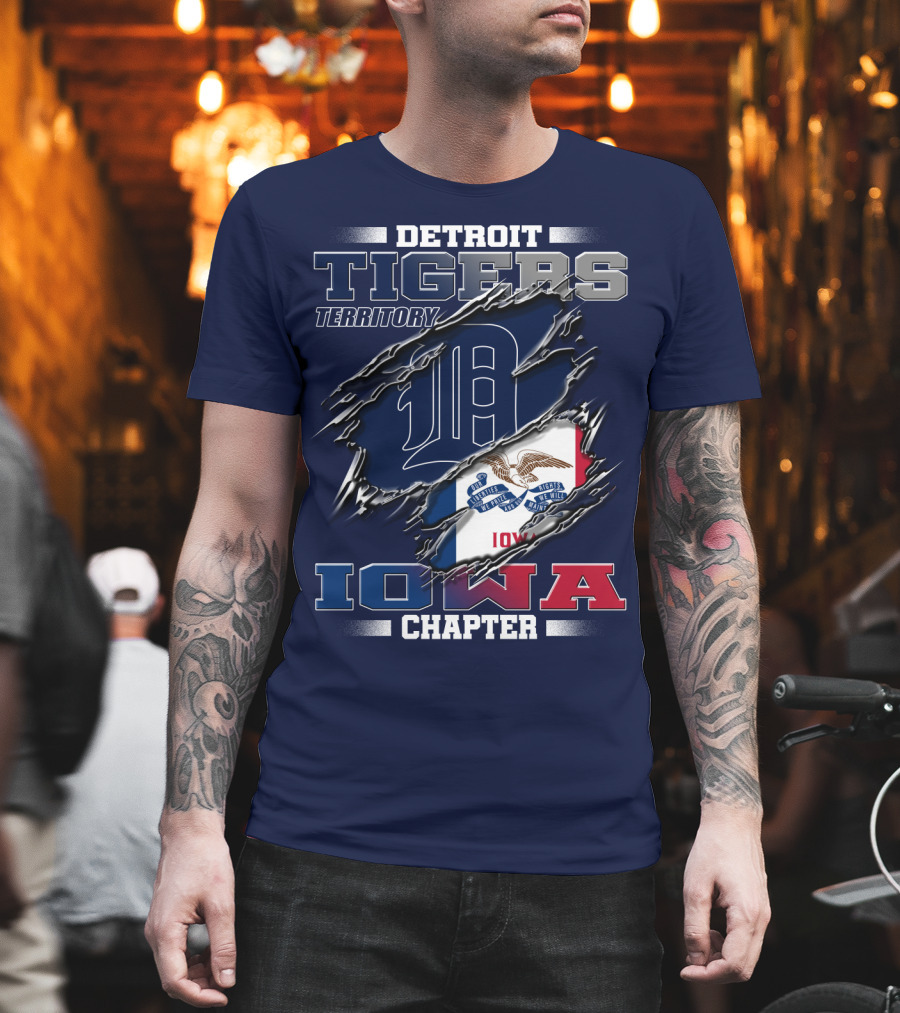 Detroit Tigers Territory Iowa Chapter T-Shirt