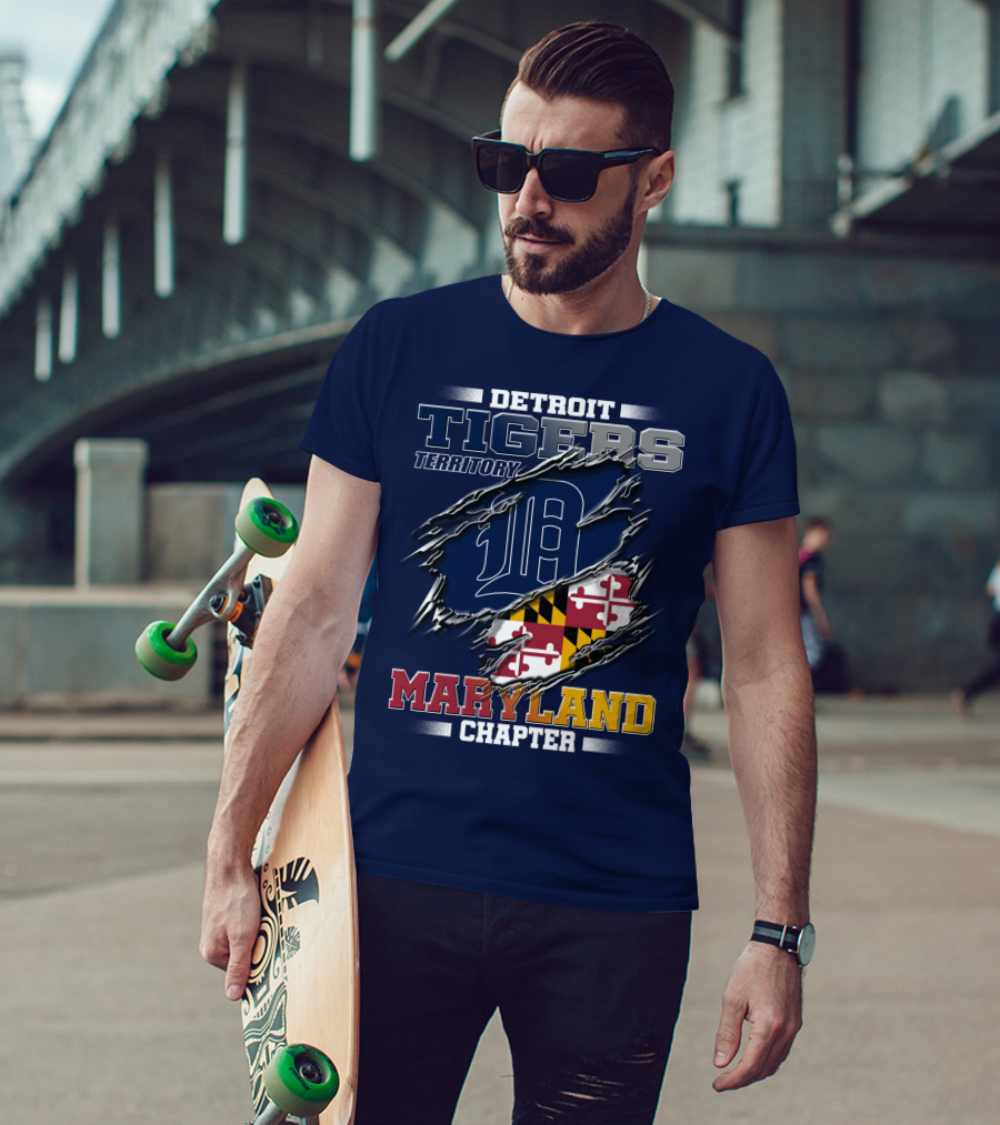 Detroit Tigers Territory Maryland Chapter T-Shirt