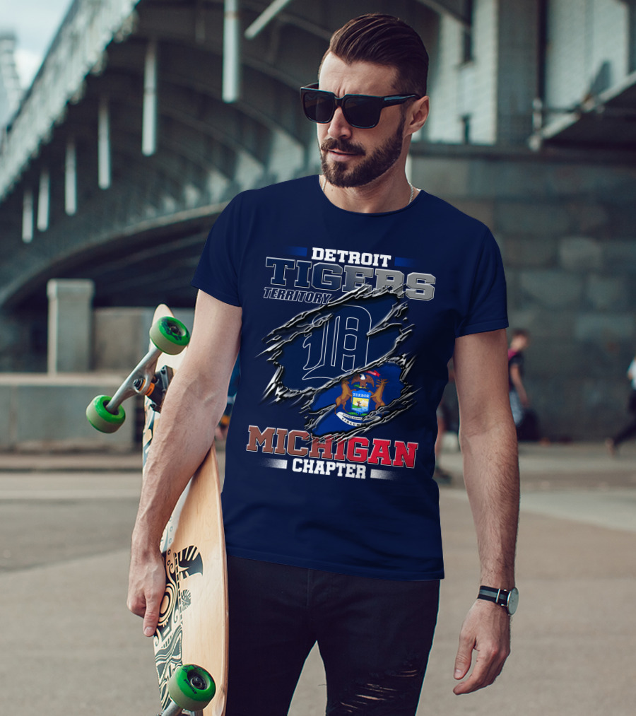Detroit Tigers Territory Michigan Chapter T-Shirt