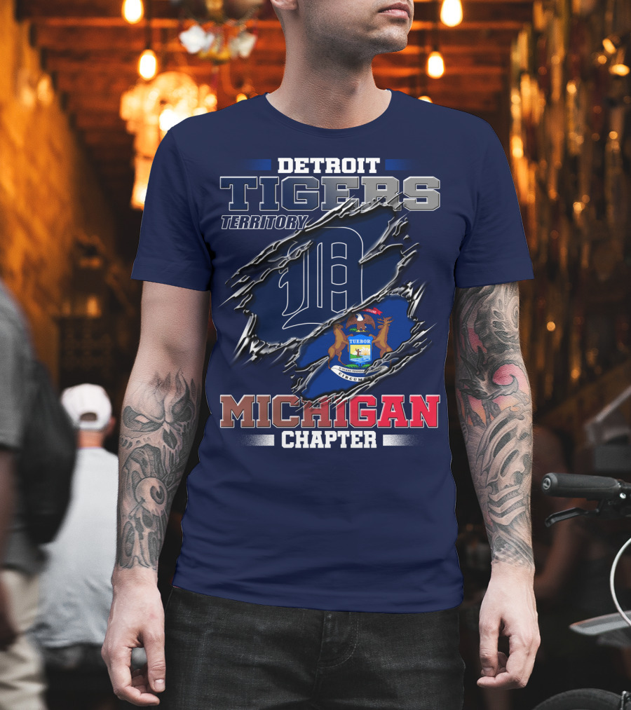 Detroit Tigers Territory Michigan Chapter T-Shirt