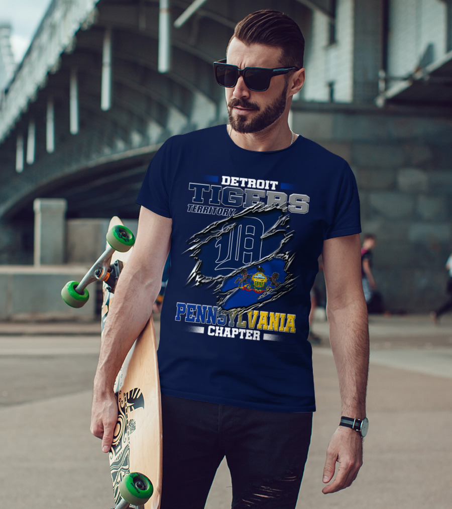 Detroit Tigers Territory Pennsylvania Chapter T-Shirt