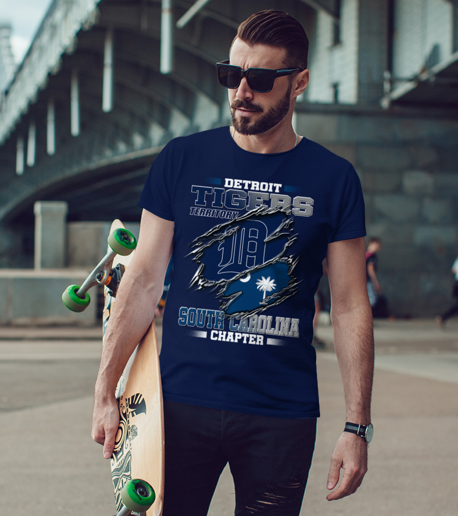 Detroit Tigers Territory South Carolina Chapter T-Shirt