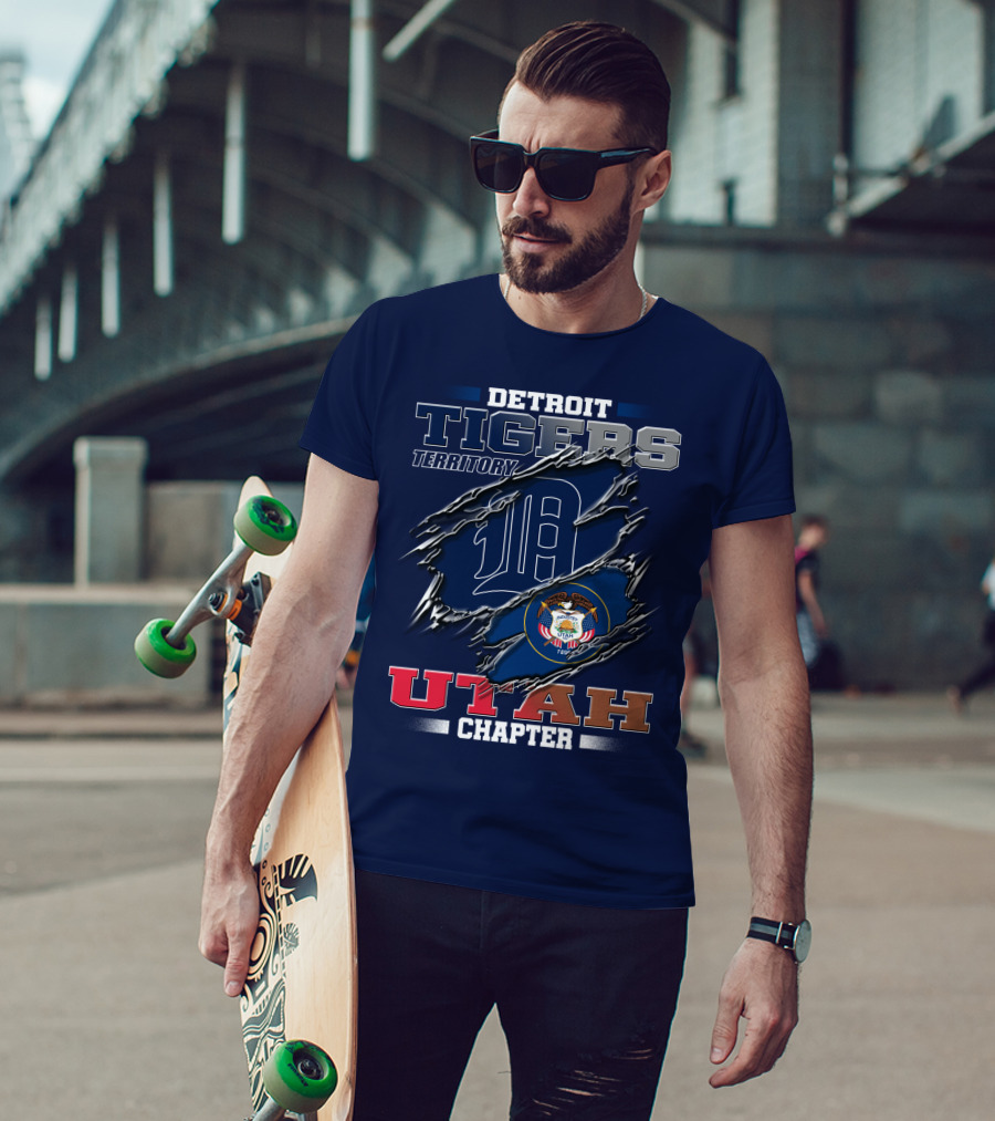 Detroit Tigers Territory Utah Chapter T-Shirt