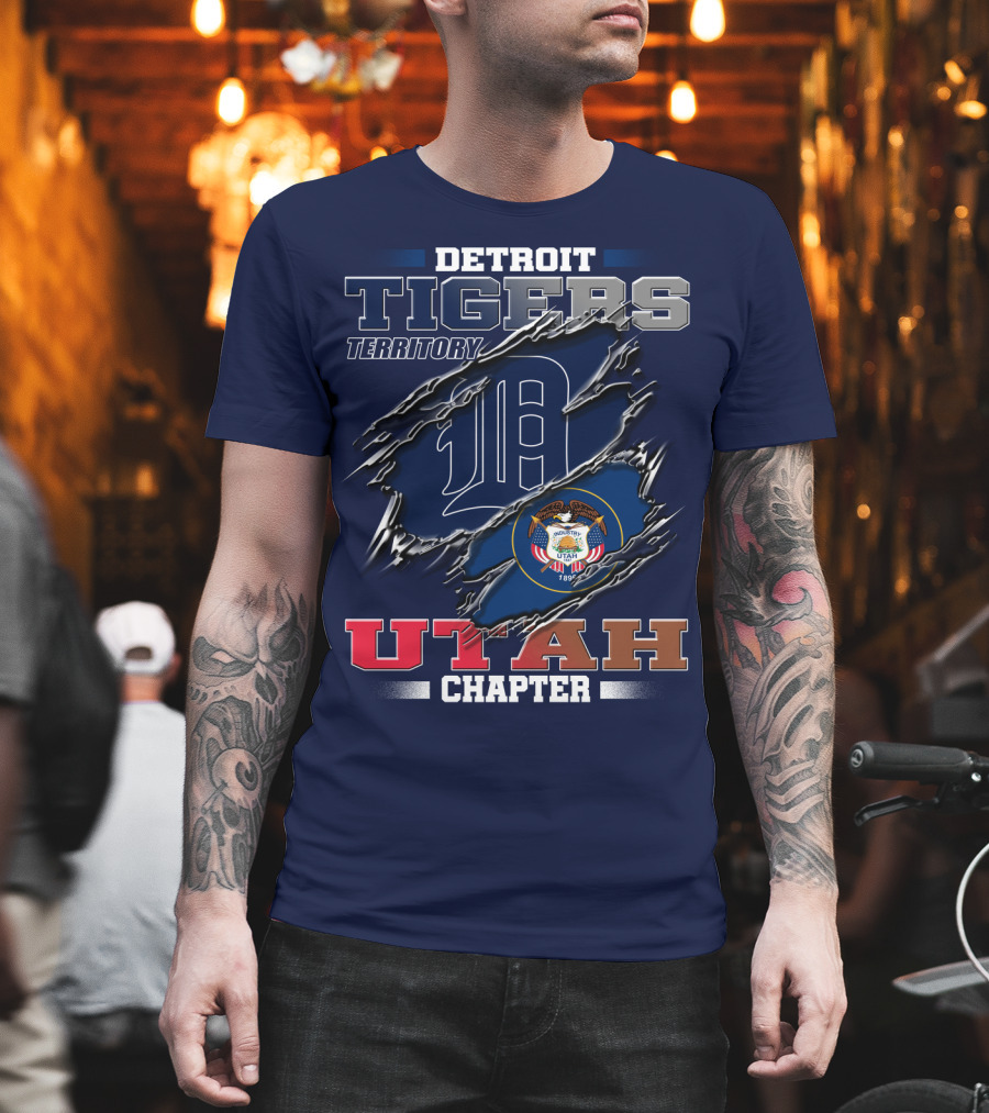 Detroit Tigers Territory Utah Chapter T-Shirt