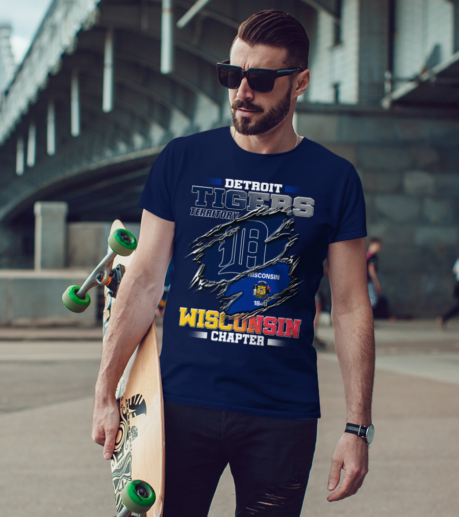Detroit Tigers Territory Wisconsin Chapter 1848 T-Shirt