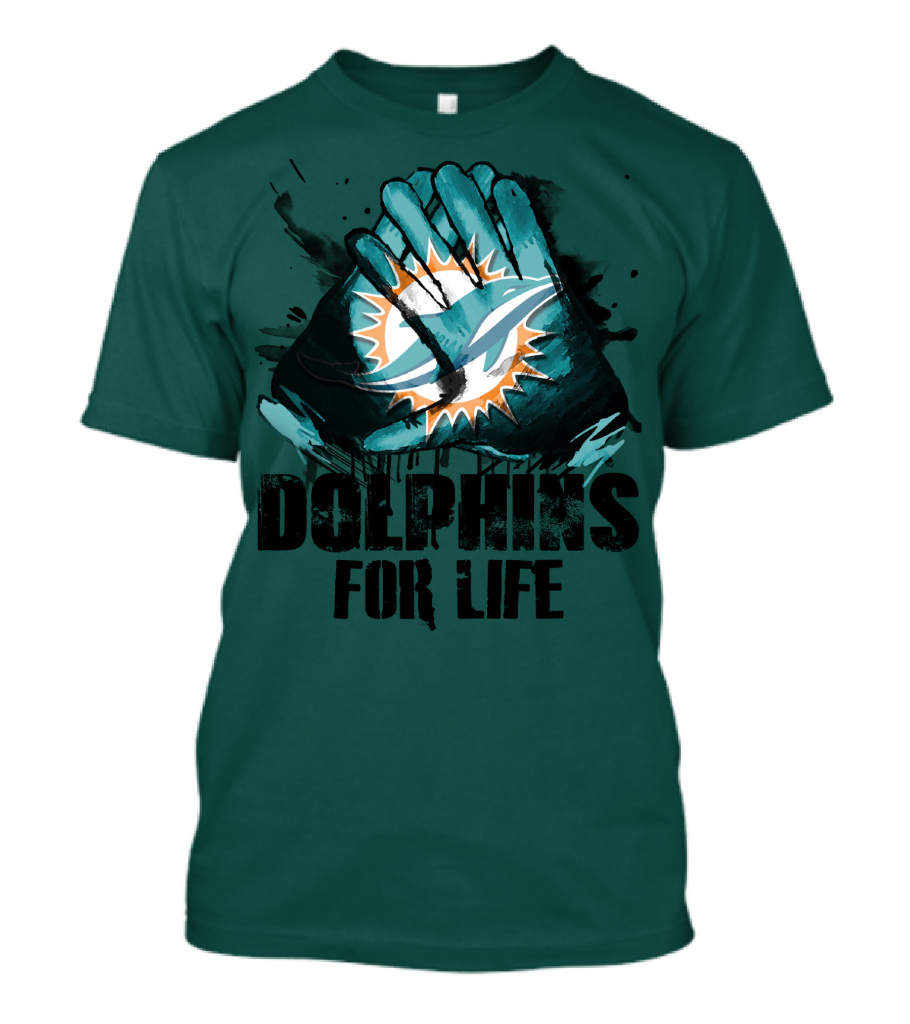 Dolphins For Life Miami Dolphins T-Shirt