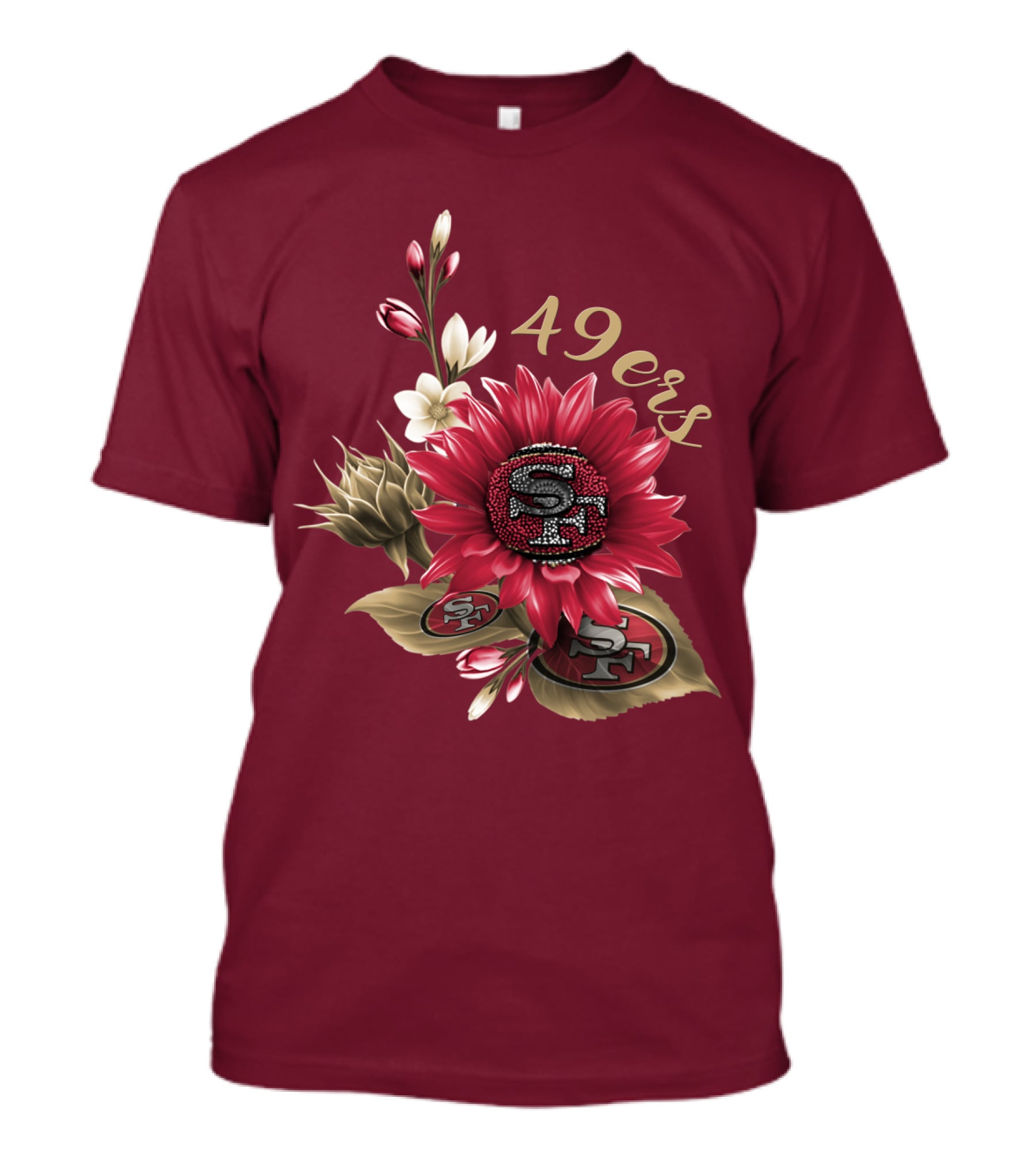 San Francisco 49ers Floral T-Shirt