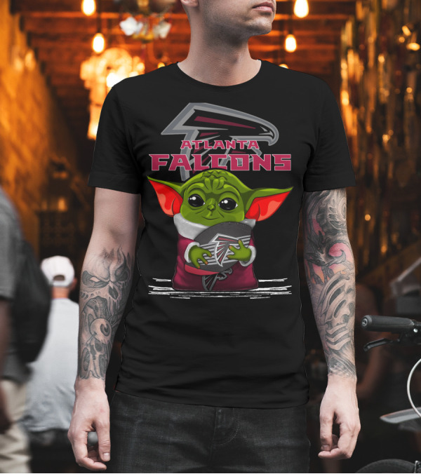 Atlanta Falcons Yoda Football Fan T-Shirt Atlanta Falcons Yoda Football Fan T-Shirt