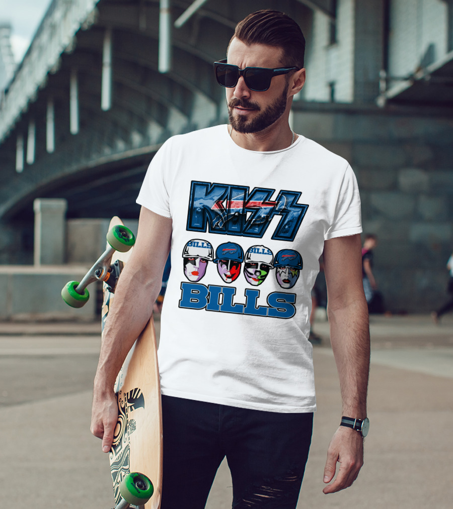 KISS Buffalo Bills Facepaint T-Shirt