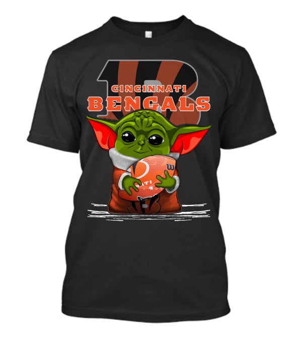 CINCINNATI BENGALS YODA WITH FOOTBALL T-Shirt