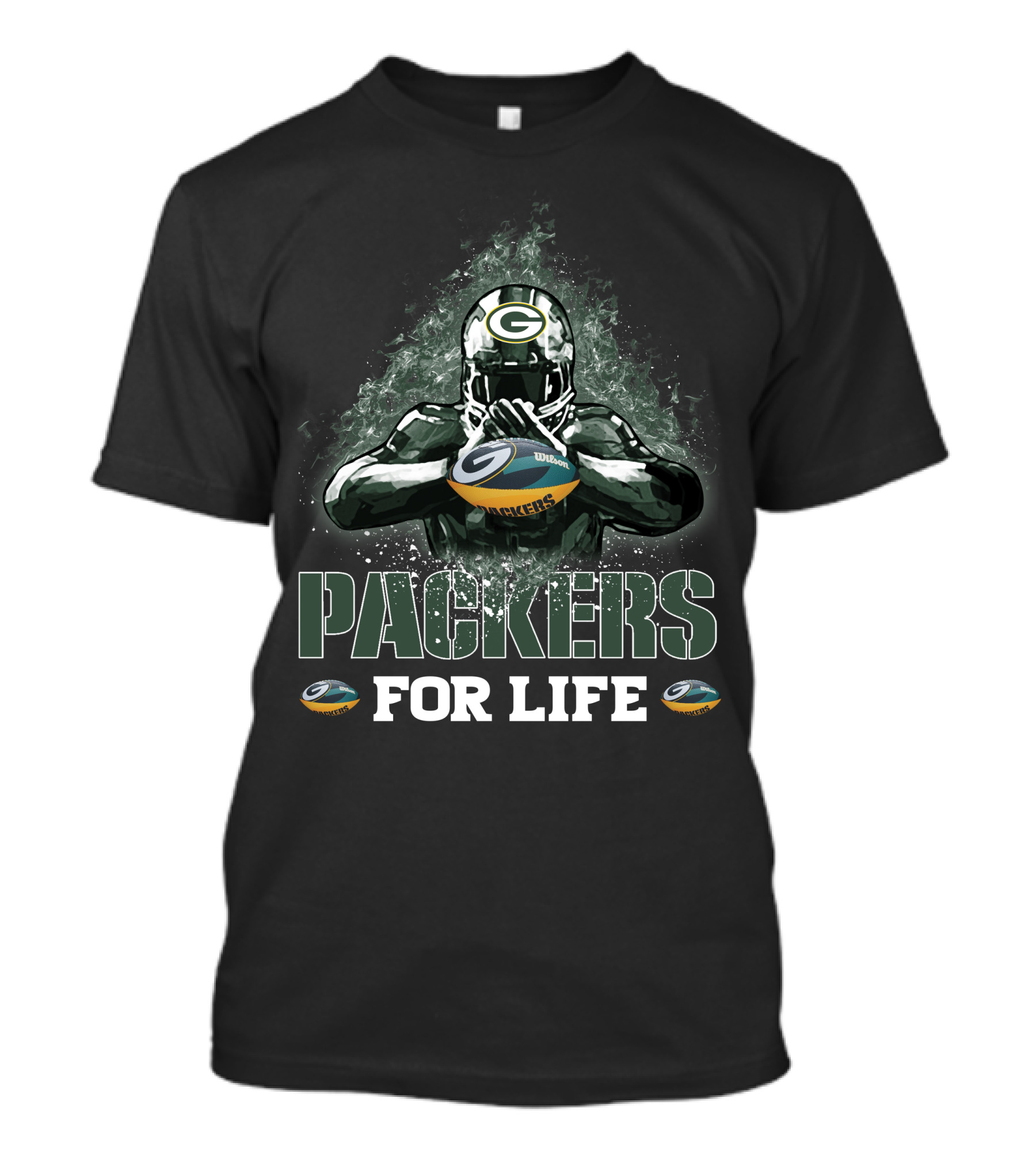 Packers For Life Green Bay Football Fan Spirit T-Shirt