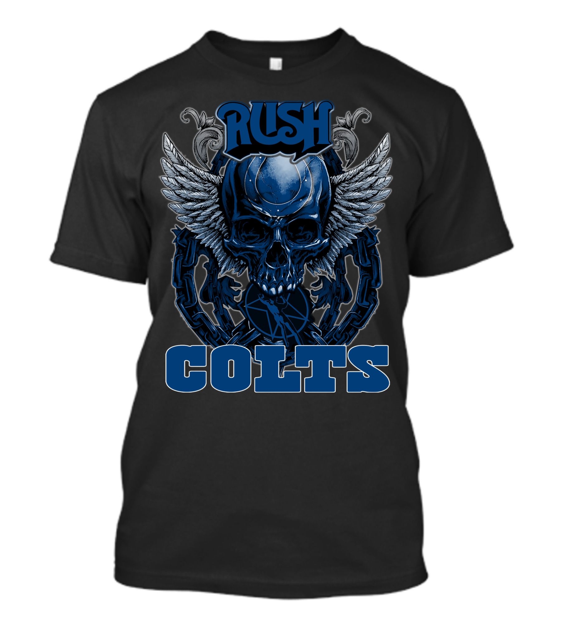 Rush Colts Winged Skull T-Shirt