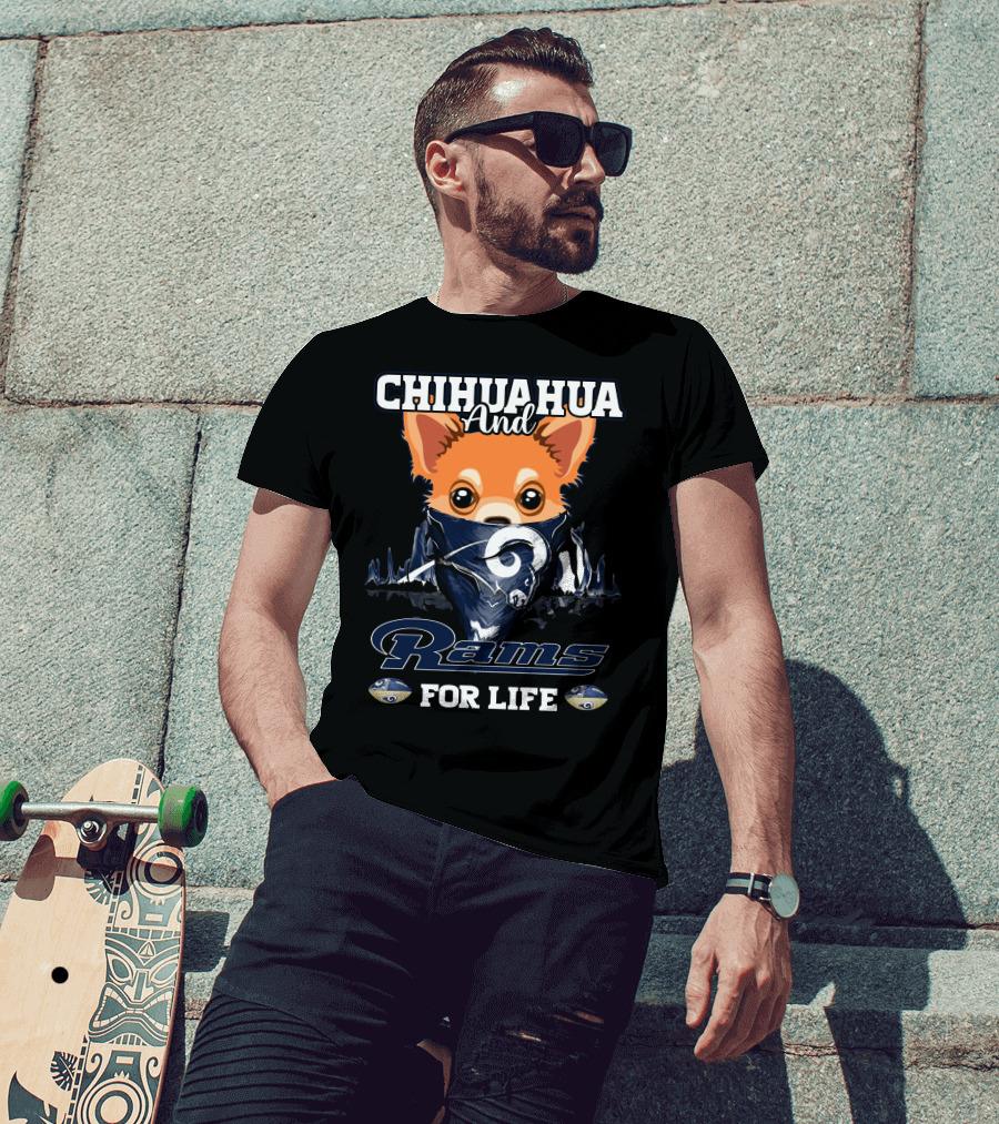 Chihuahua And Rams For Life T-Shirt