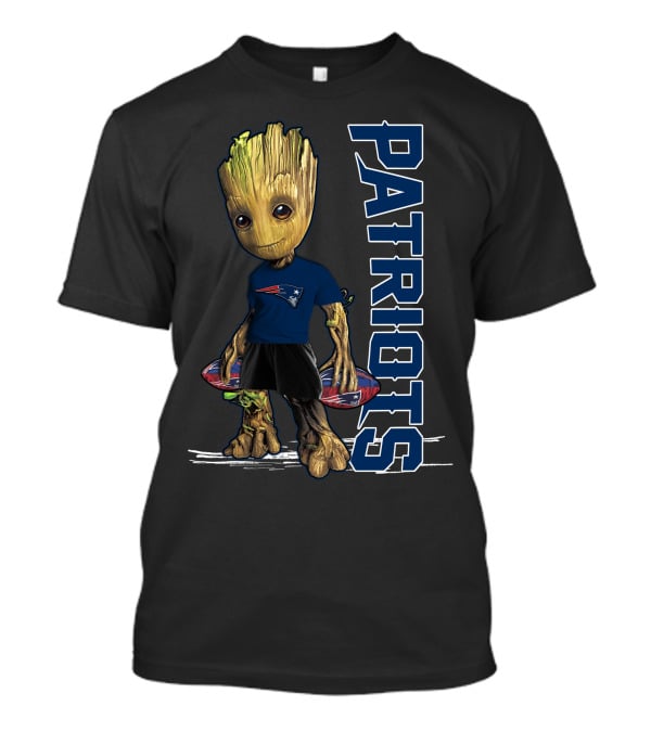 Groot Patriots New England Football Fan Character T-Shirt