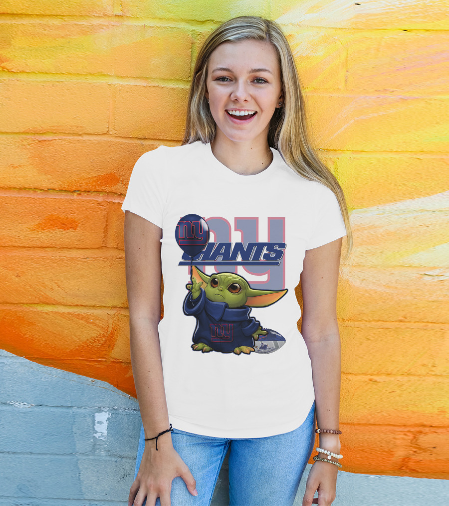 Yoda Giants Football Balloon Power Play T-Shirt