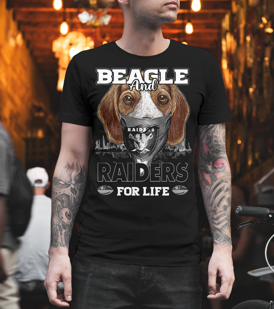 Beagle and Raiders for Life T-Shirt
