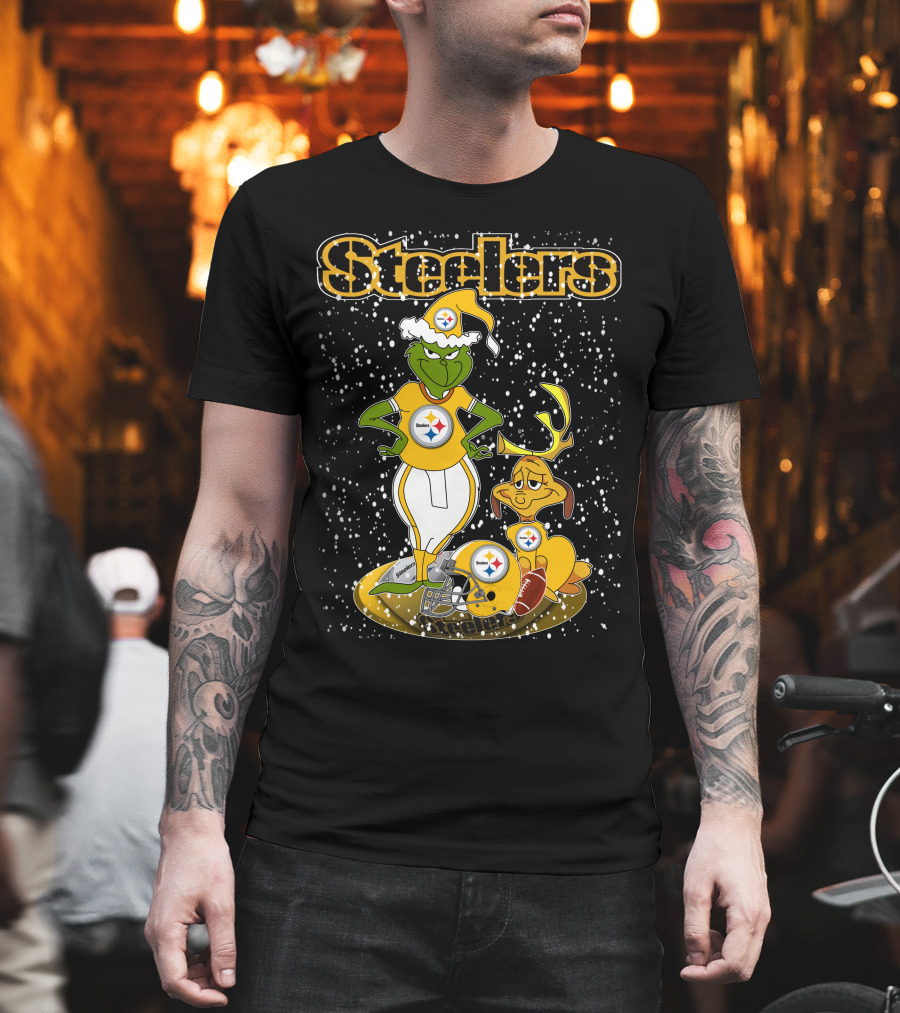 Steelers Grinchxmas Christmas Football T-Shirt