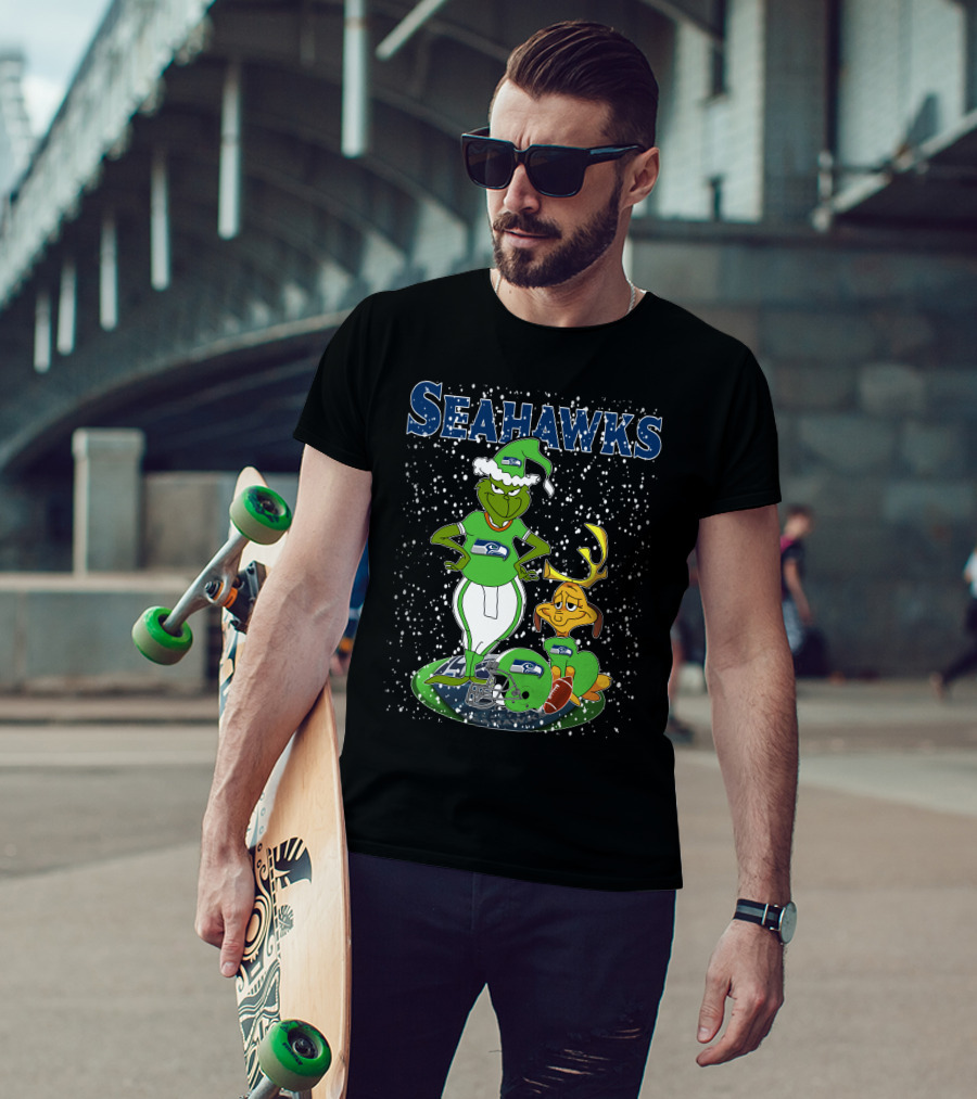 Seahawks Grinchxmas Seattle Seahawks T-Shirt