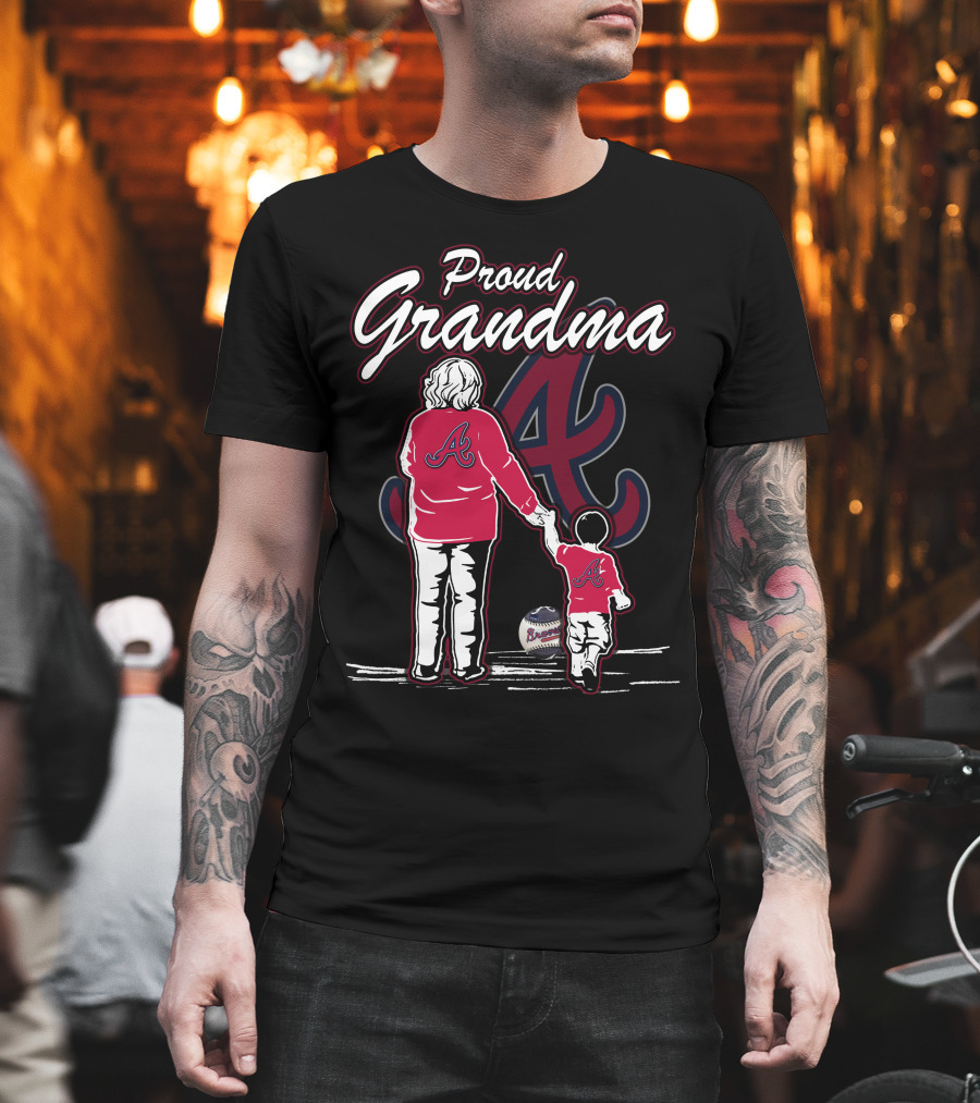 Proud Grandma Atlanta Braves T-Shirt