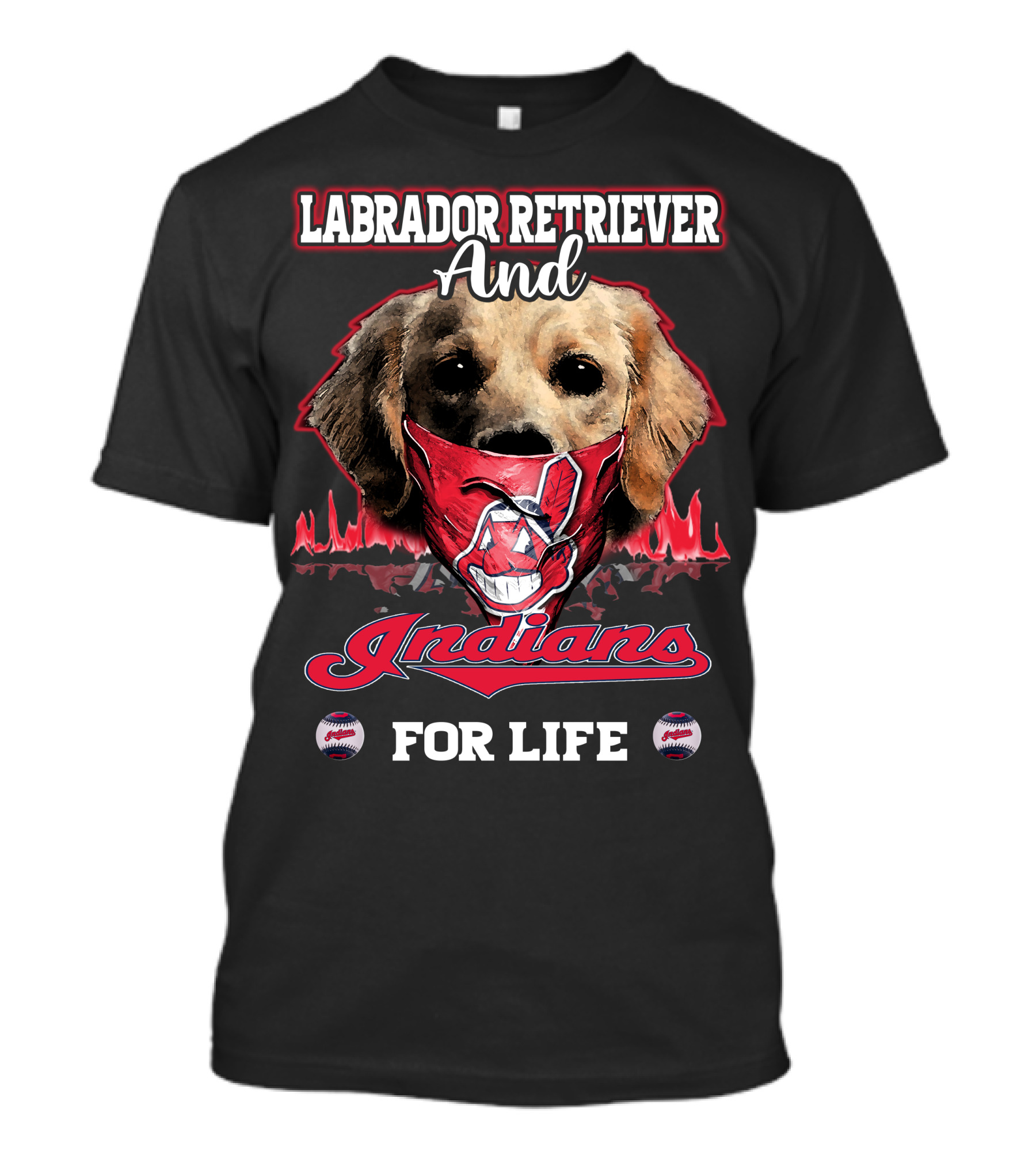Labrador Retriever And Indians For Life T-Shirt