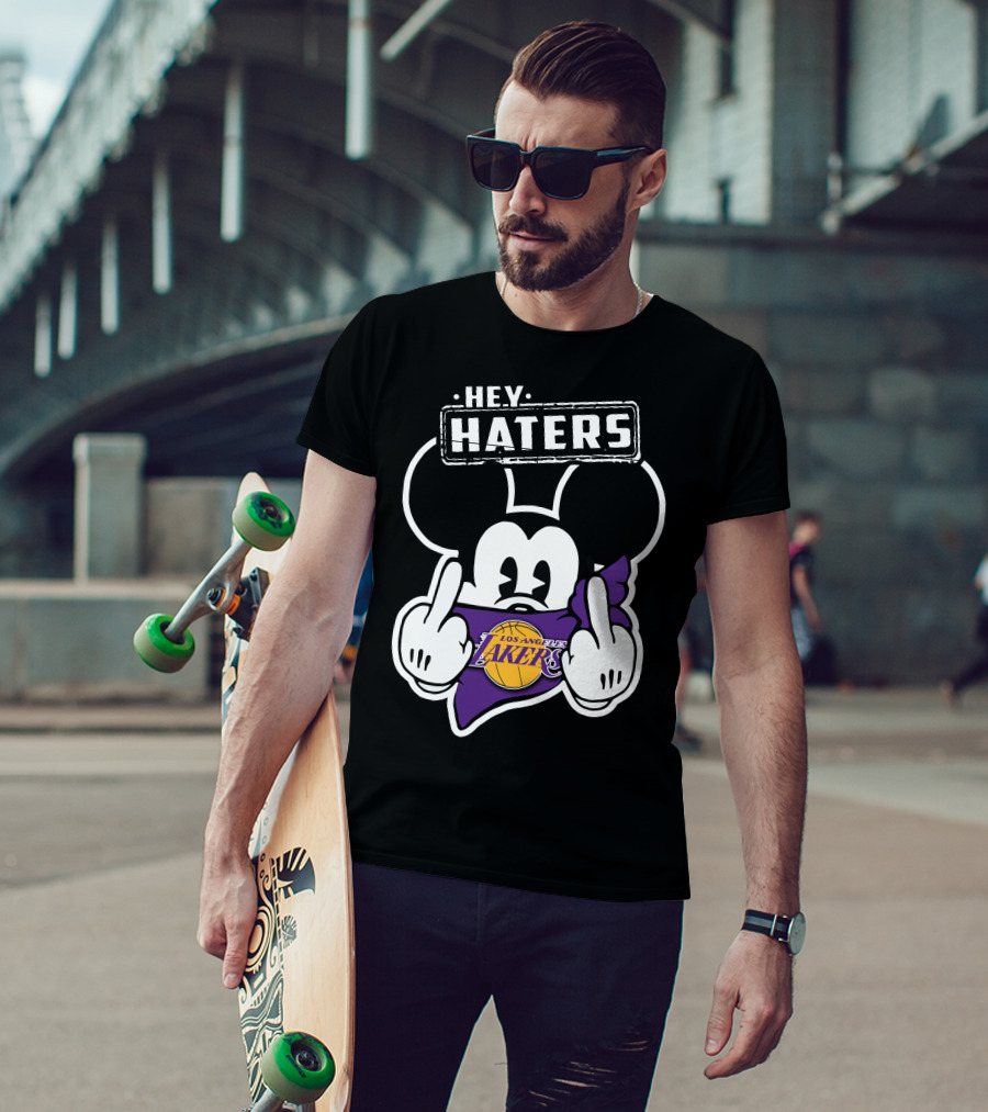 Hey Haters Los Angeles Lakers Mick T-Shirt