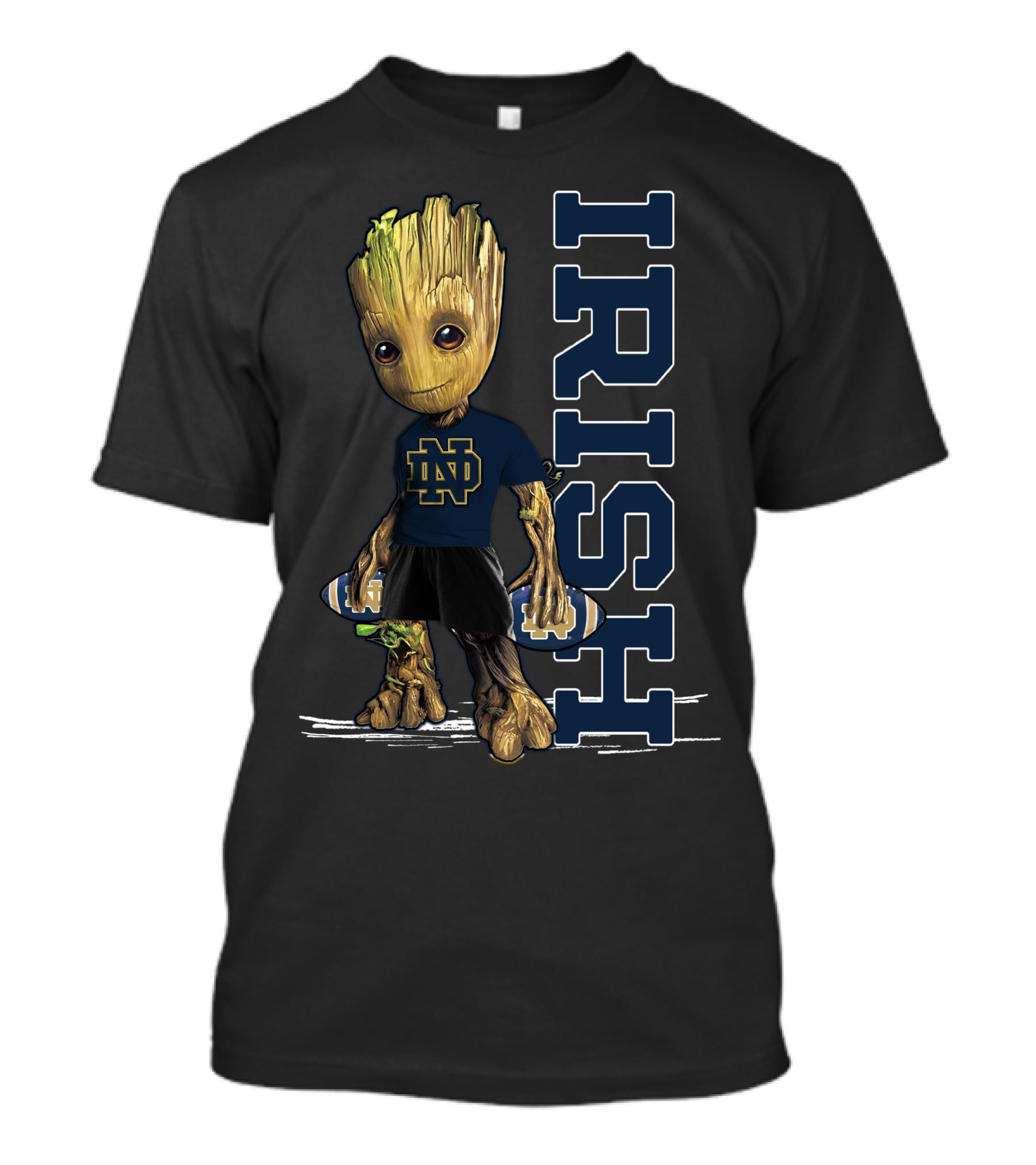 Groot Notre Dame IRISH Football Team Spirit T-Shirt